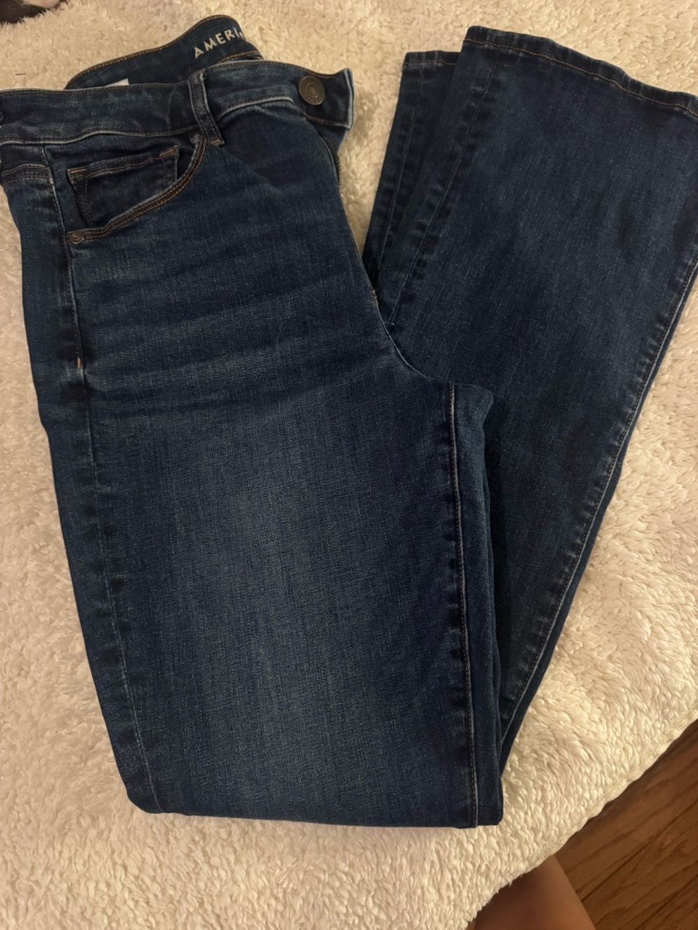 American Eagle Outfitters Dark Blue Bootcut Denim Jeans